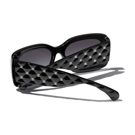 5843 chanel|CHANEL Acetate Quilted CC Rectangle Sunglasses 5483.